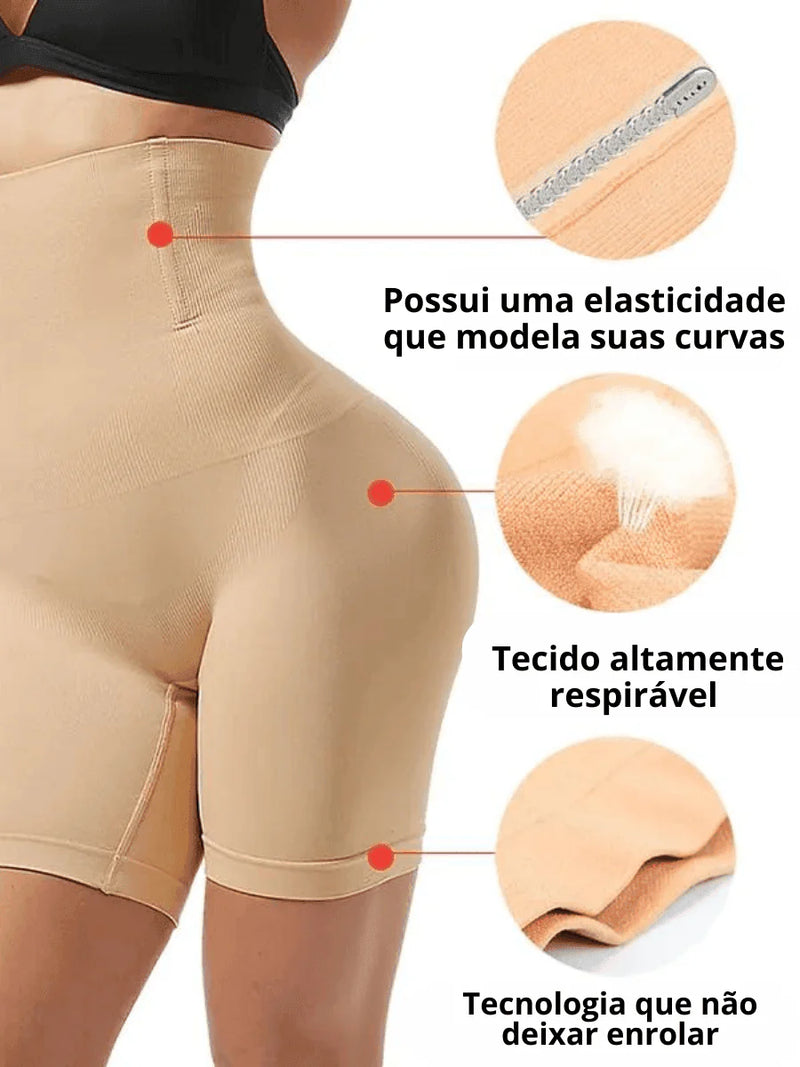 Short Modelador de Cintura Alta | WowBody - O Corpo Que Você Merece | COMPRE 2 LEVE 3